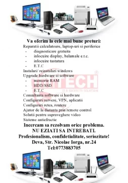 Service calculatoare, retelistica, IT